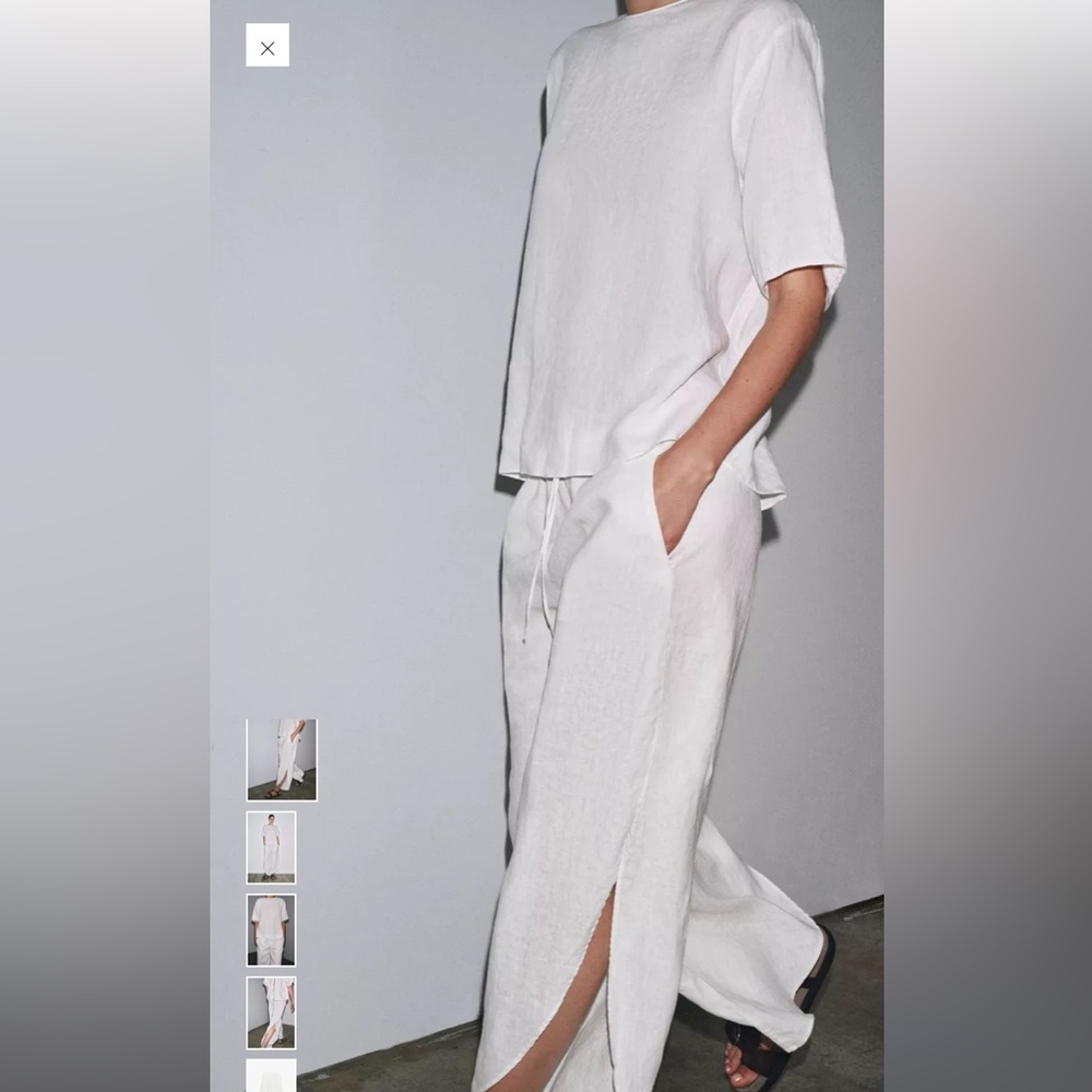 100% LINEN PANTS